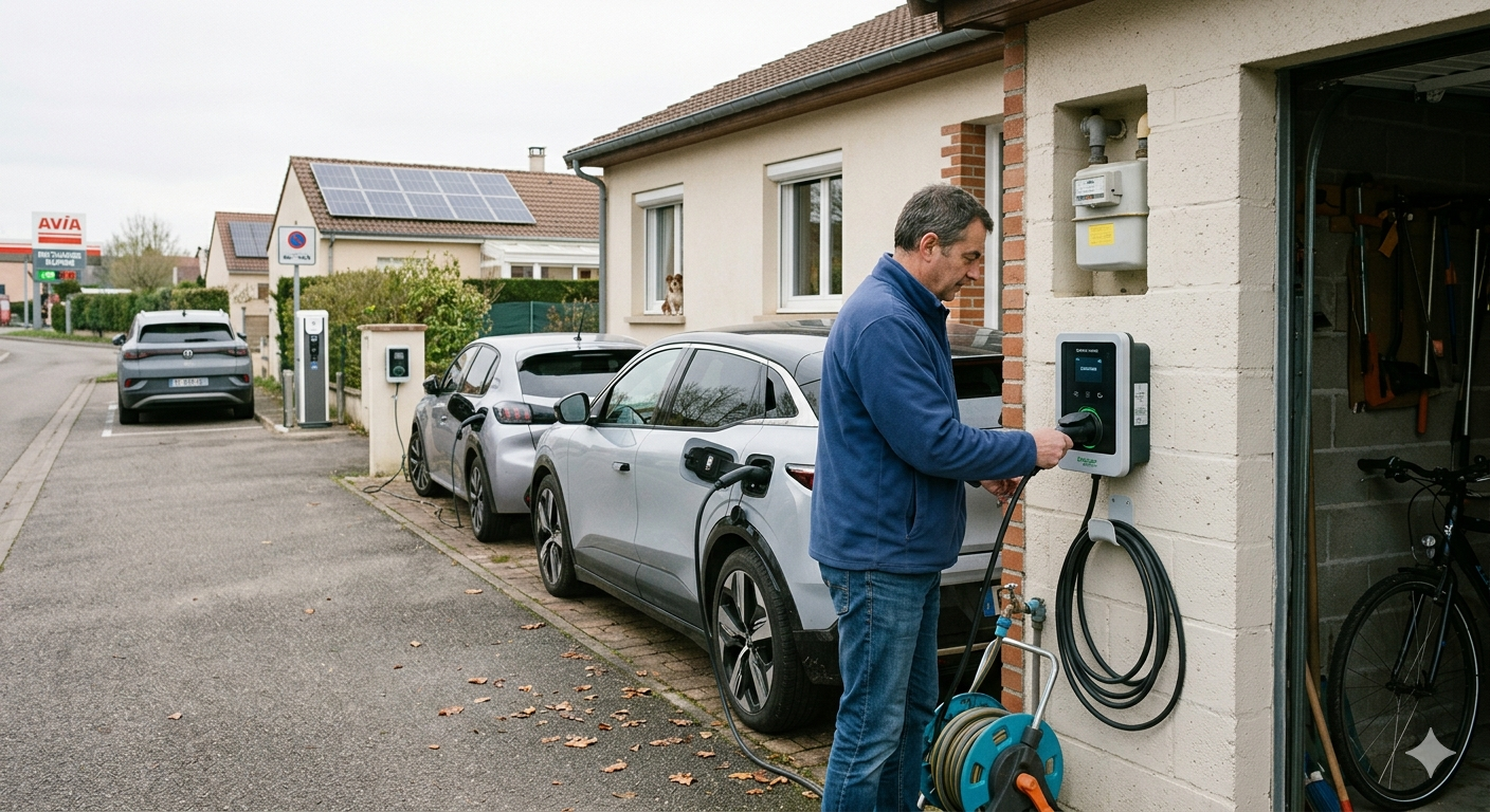 Recharge véhicule électrique domicile entreprise