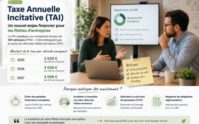 Taxe annuelle incitative : pourquoi les entreprises doivent accélérer l’électrification de leur flotte dès 2025
