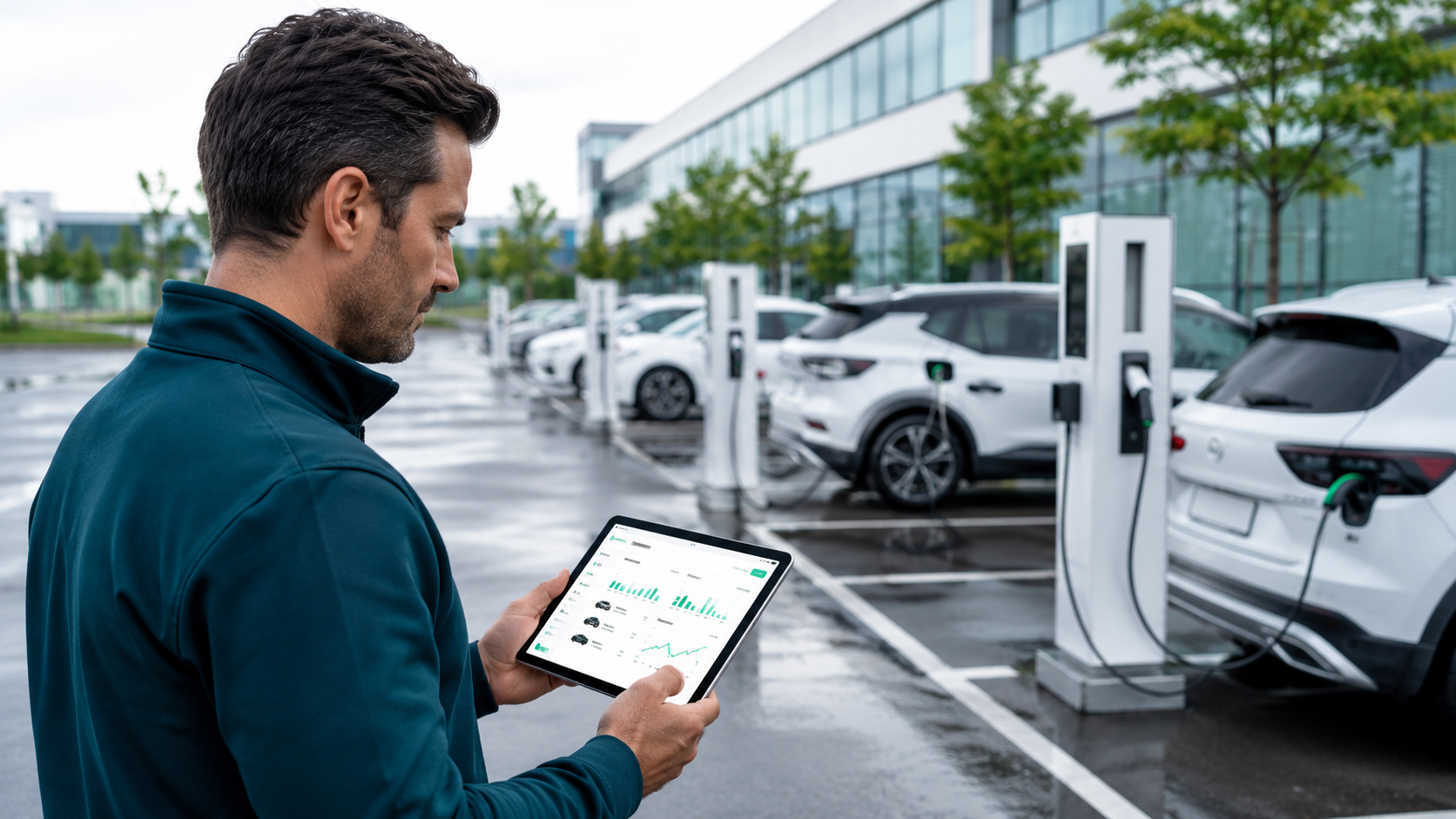 Comparatif borne de recharge supervisée et solution ChargiZ pour flotte électrique d'entreprise