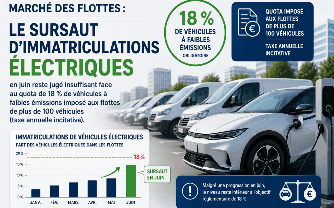 Marché des flottes électriques : l&rsquo;électrique accélère en juin 2026 | ChargiZ