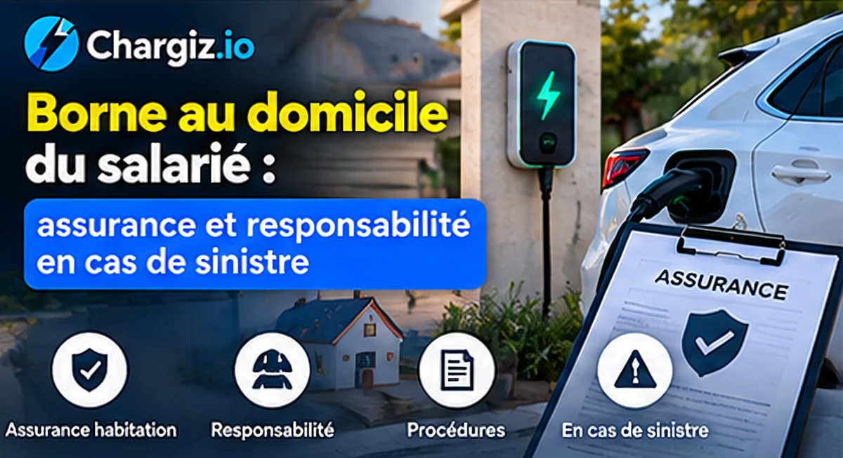 borne de recharge au domicile d'un salarié et document d'assurance